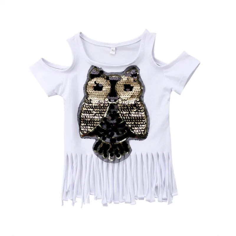 Pudcoco Baby Girls Casual Sequins Owl Tops Baby Girls Tassel Cartoon Shirt Summer Clothes Blouse 1-6Y
Pudcoco Baby Girls Casual Sequins Owl Tops Baby Girls Tassel Cartoon Shirt Summer Clothes Blouse 1-6Y