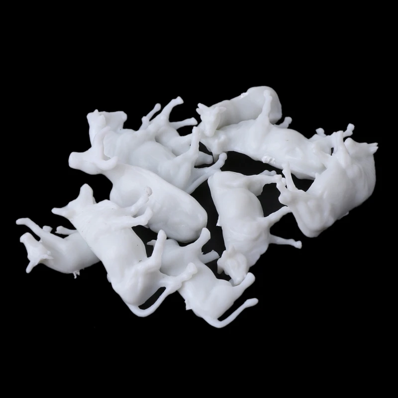 10PCS Cow Models New 10pcs 1:87 Diy HO Scale White Cow Model Train Layout Model Building Toys
10PCS Cow Models New 10pcs 1:87 Diy HO Scale White Cow Model Train Layout Model Building Toys