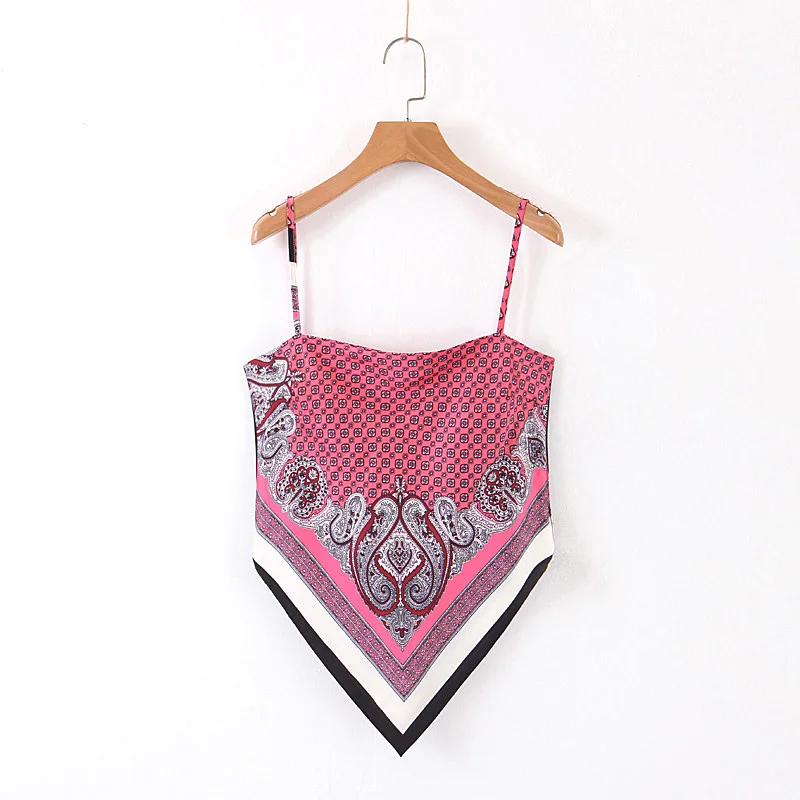 Women sexy geometric print camis tank tops spaghetti straps sleeveless backless shirts female casual chic tops
Women sexy geometric print camis tank tops spaghetti straps sleeveless backless shirts female casual chic tops