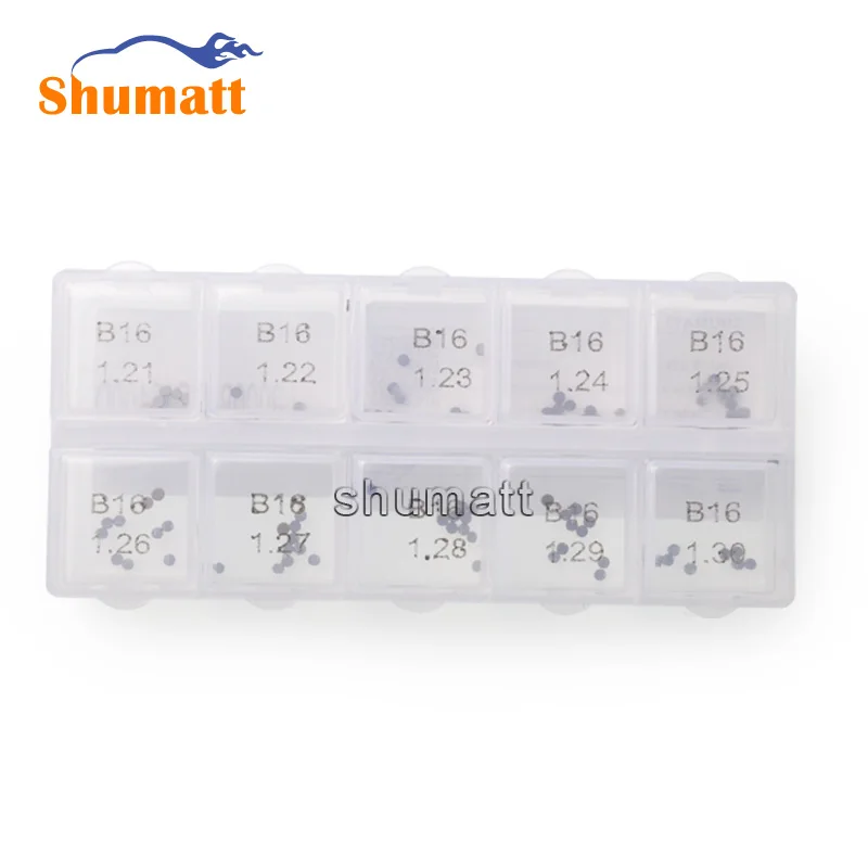 100pcs Common Rail Parts Brand 120 Series Fuel Injector Valve Assy Adjustment Washer Shims B16 D Thickness Range 1.21-1.30mm
100pcs Common Rail Parts Brand 120 Series Fuel Injector Valve Assy Adjustment Washer Shims B16 D Thickness Range 1.21-1.30mm