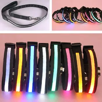TINGHAO Fashion LED Dog Pet Night Safety Collar Flashing Light Up Nylon Collar Band Dog Supplies Fashion
TINGHAO Fashion LED Dog Pet Night Safety Collar Flashing Light Up Nylon Collar Band Dog Supplies Fashion