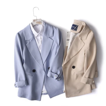 Spring 2020 new casual small suit loose short chic small suit jacket female
Spring 2020 new casual small suit loose short chic small suit jacket female