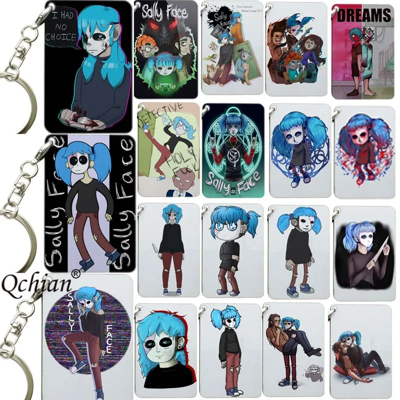 Game Sally Face One Side Printed Wooden Keychain Cosplay Props Car Key Chain SallyFace Keyring Women Men Accessories
Game Sally Face One Side Printed Wooden Keychain Cosplay Props Car Key Chain SallyFace Keyring Women Men Accessories