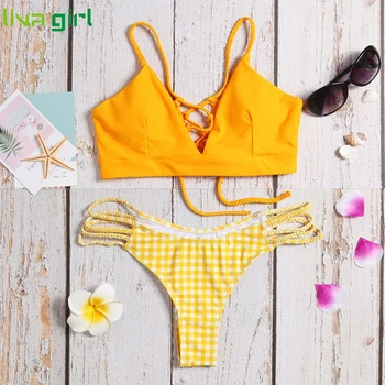 Liva girl Bikini Flower print Two Piece Swimsuit Sexy Push Up Padded Beachwear Suits Brazilian Girls Swim Female Swimwear Bikini
Liva girl Bikini Flower print Two Piece Swimsuit Sexy Push Up Padded Beachwear Suits Brazilian Girls Swim Female Swimwear Bikini