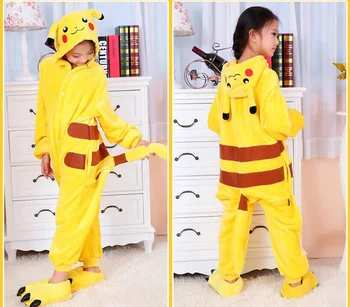 2017 New Kids Anime Animal Onesies Pikachu Child Onesie Pajamas Sleepwear Costume Cartoon Cosplay Winter For Halloween Carnival
2017 New Kids Anime Animal Onesies Pikachu Child Onesie Pajamas Sleepwear Costume Cartoon Cosplay Winter For Halloween Carnival