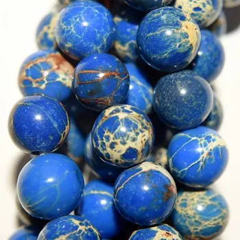 Sea Sediment Imperial Jasper Beads - Round 8 mm Gemstone Beads - Full Strand 16", 48 beads, item 9
Sea Sediment Imperial Jasper Beads - Round 8 mm Gemstone Beads - Full Strand 16", 48 beads, item 9