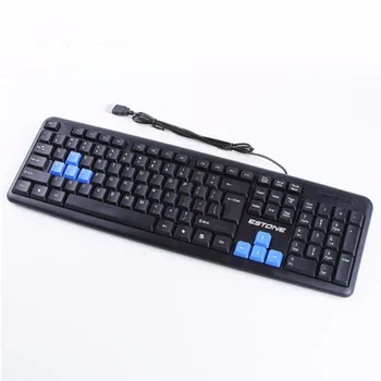 1 Pc Durable Waterproof Ergonomically-designed Wired Keyboard for Home & Office & Computer & Game
1 Pc Durable Waterproof Ergonomically-designed Wired Keyboard for Home & Office & Computer & Game