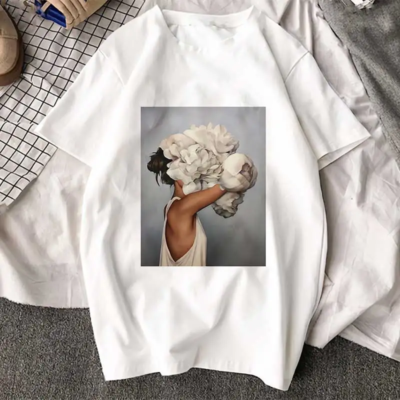 New Arrival 2019 Harajuku Aesthetics Tshirt Sexy Flowers Feather Print Short Sleeve Tops & Tees Fashion Casual Couple T Shirt
New Arrival 2019 Harajuku Aesthetics Tshirt Sexy Flowers Feather Print Short Sleeve Tops & Tees Fashion Casual Couple T Shirt