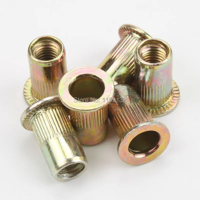 100pcs Flat Head Insert Rivet Nut M5 for Refrigeration