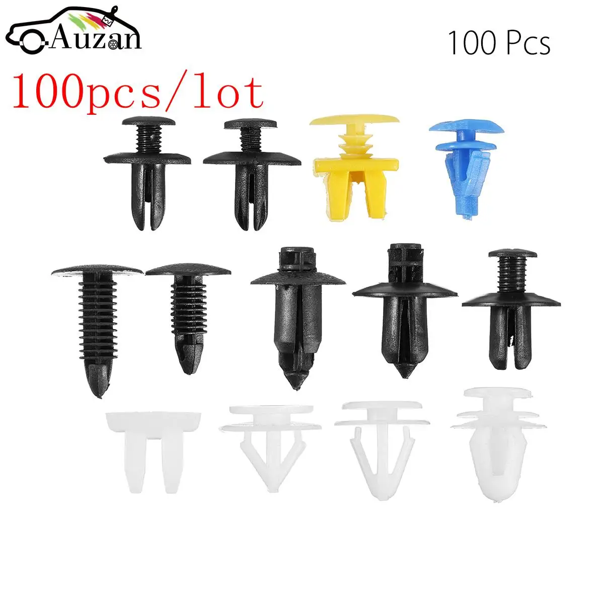 100pcs Car Auto Fastener Clips Push Pin Rivet Trim Clip Panel Body Interior Assortment Set
100pcs Car Auto Fastener Clips Push Pin Rivet Trim Clip Panel Body Interior Assortment Set