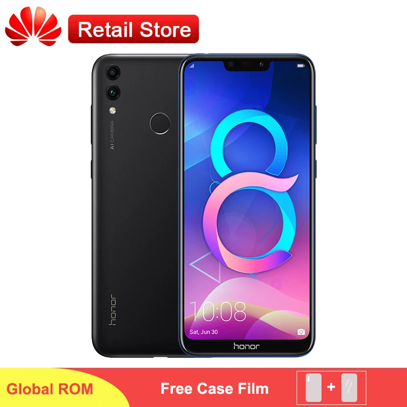 Huawei Honor 8C Global Firmware Mobile Phone 4GB 6.26" Snapdragon 632 Octa Core Android 8.1 4000mAh Dual Rear Camera Face ID
Huawei Honor 8C Global Firmware Mobile Phone 4GB 6.26" Snapdragon 632 Octa Core Android 8.1 4000mAh Dual Rear Camera Face ID
