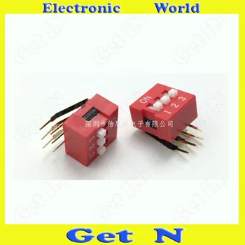 50pcs Original Codeing/DIP Switch 2.54MM Pitch DIP Switches 3 Positions 6 Pins Bend Pins Red
50pcs Original Codeing/DIP Switch 2.54MM Pitch DIP Switches 3 Positions 6 Pins Bend Pins Red