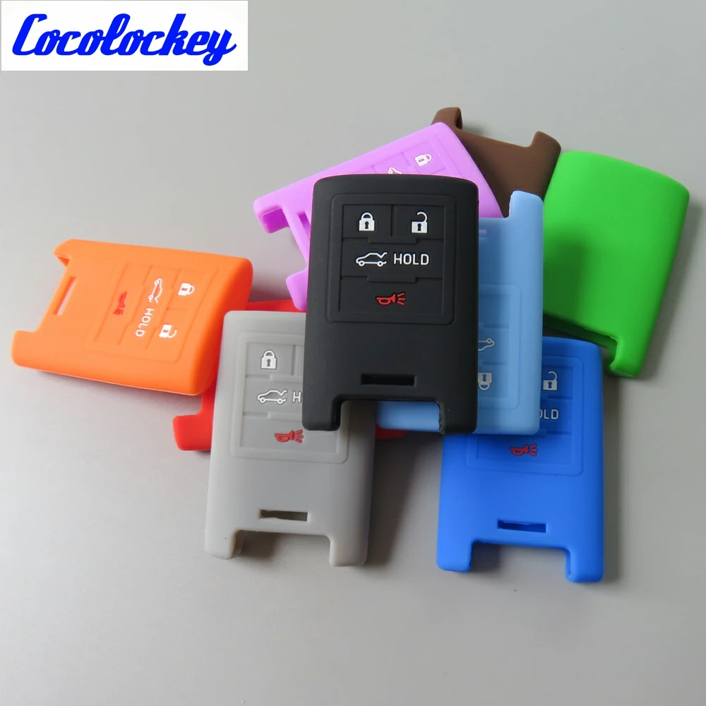 Cocolockey Silicone Car Key Cover for CHEVROLET CORVETTE SMART KEY REMOTE 4 BUTTON 2015-2017
Cocolockey Silicone Car Key Cover for CHEVROLET CORVETTE SMART KEY REMOTE 4 BUTTON 2015-2017