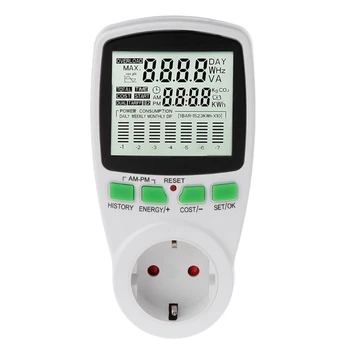 AC Power Meters 220v digital wattmeter eu energy meter watt monitor electricity cost diagram Measuring socket analyzer
AC Power Meters 220v digital wattmeter eu energy meter watt monitor electricity cost diagram Measuring socket analyzer