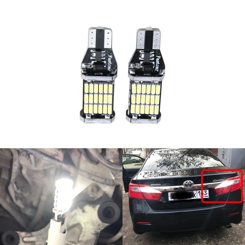 2x T15 Led W16W Car Led 912 921 Backup Reverse Lights Bulb For Toyota Corolla Yaris RAV-4 Highlander Auris Camry Prius Sienna
2x T15 Led W16W Car Led 912 921 Backup Reverse Lights Bulb For Toyota Corolla Yaris RAV-4 Highlander Auris Camry Prius Sienna