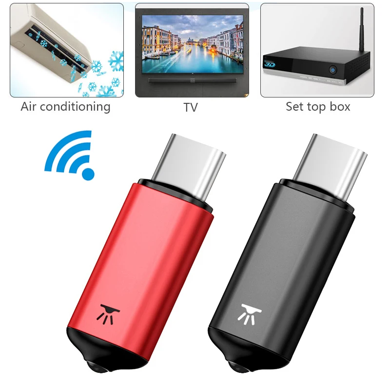 Intelligent IR Remote Control Wireless Keychain Remote Control Universal App Control Smart Remote Control Type-C Infrared
Intelligent IR Remote Control Wireless Keychain Remote Control Universal App Control Smart Remote Control Type-C Infrared