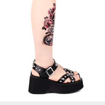 Angelic imprint woman mori girl lolita cosplay rivet punk shoes women princess summer sandals lady high heel pumps33-47 972
Angelic imprint woman mori girl lolita cosplay rivet punk shoes women princess summer sandals lady high heel pumps33-47 972
