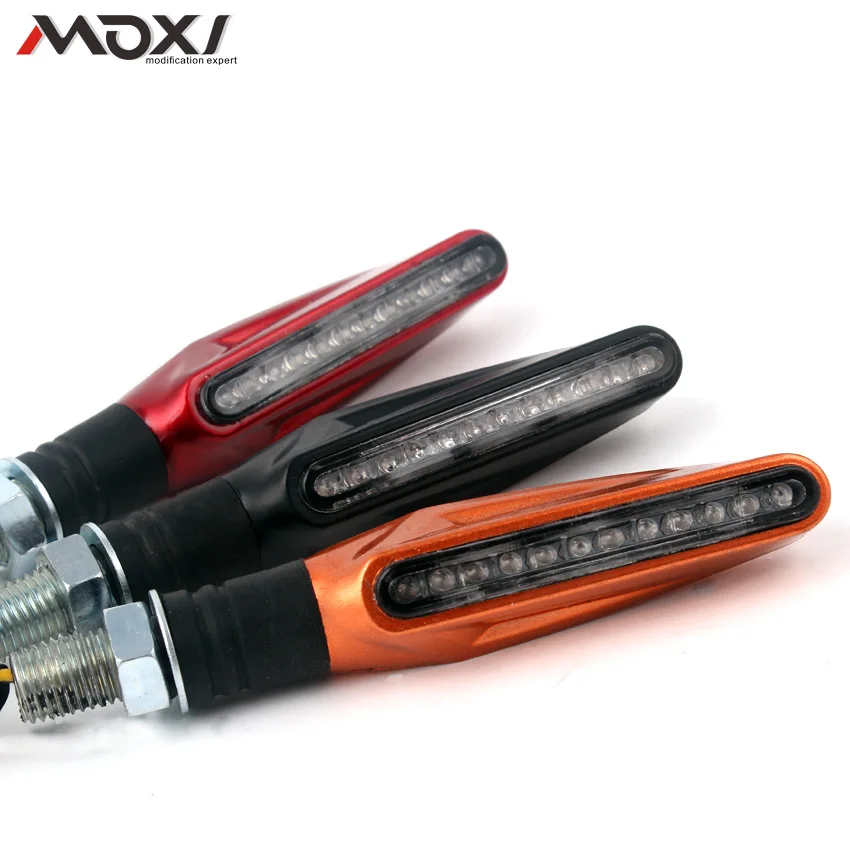 Fashional Universal Motorcycle Led Turn Light 12V LED Flasher light MOXI High Qaulity Brand Flexible Winker Modified Parts
Fashional Universal Motorcycle Led Turn Light 12V LED Flasher light MOXI High Qaulity Brand Flexible Winker Modified Parts