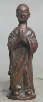 S1517 Old Chinese Buddhism Purple Bronze Stand Monk arhat Buddha Lohan Rohan Statue
S1517 Old Chinese Buddhism Purple Bronze Stand Monk arhat Buddha Lohan Rohan Statue