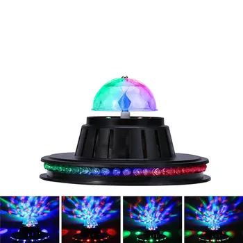 Mini UFO LED Stage Light Rotating 360 degree Magic Ball LED Laser Lamp RGB 7 Colors Changing for Disco Home party club bar DJ
Mini UFO LED Stage Light Rotating 360 degree Magic Ball LED Laser Lamp RGB 7 Colors Changing for Disco Home party club bar DJ