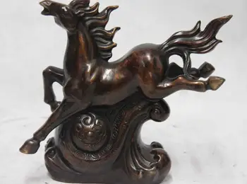 Chinese Royal Copper Bronze Feng Shui Lucky RuYi Running Horse Steed Art Statue
Chinese Royal Copper Bronze Feng Shui Lucky RuYi Running Horse Steed Art Statue