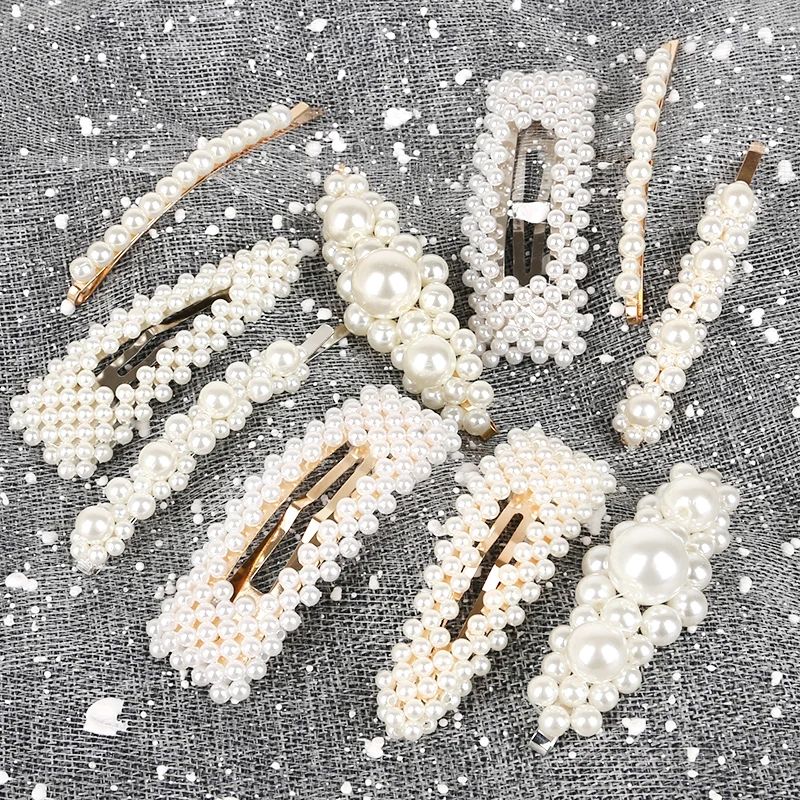 2019 New Fashion Women 1pc Pearl Hair Clip Snap Hair Barrette Stick Hairpin Hair Styling Accessories For Women Girl Dropshipping
2019 New Fashion Women 1pc Pearl Hair Clip Snap Hair Barrette Stick Hairpin Hair Styling Accessories For Women Girl Dropshipping