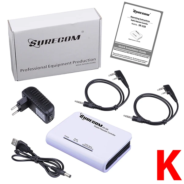 SR-328 Duplex Repeater Controller with Kenwood/china cable TK-360, TK-360G, TK-370, TK-370G, TK-373G, TK-378, TK-378G
SR-328 Duplex Repeater Controller with Kenwood/china cable TK-360, TK-360G, TK-370, TK-370G, TK-373G, TK-378, TK-378G