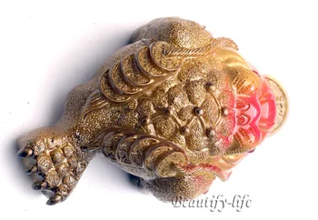 Allochroic Mascot, Gold Mony Toad Ornament, tea pet, Fengshui,Best Gifts,Novel present, arts&Crafts,will change color, S1027D
Allochroic Mascot, Gold Mony Toad Ornament, tea pet, Fengshui,Best Gifts,Novel present, arts&Crafts,will change color, S1027D