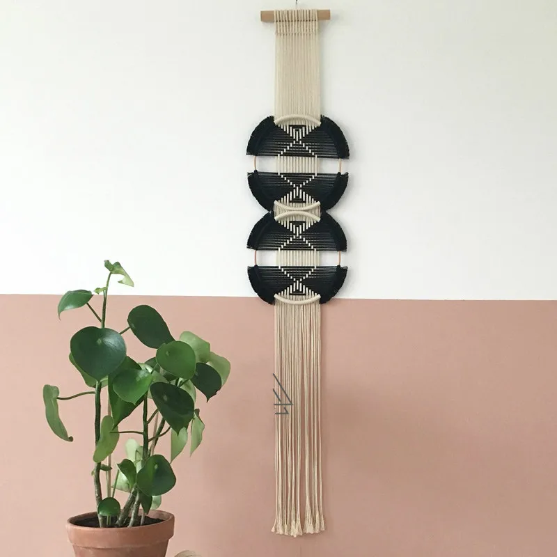 Creative wall hanging soft decoration with two rings woven and connected tapestry hanging decorations mexican home decoration
Creative wall hanging soft decoration with two rings woven and connected tapestry hanging decorations mexican home decoration
