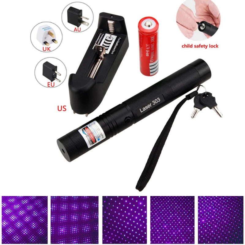 

Powerful device Adjustable Focus Lazer 10 miles Military Green/Red/Violet 5mw 532nm Laser Pointer Pen Light Visible Beam Burning