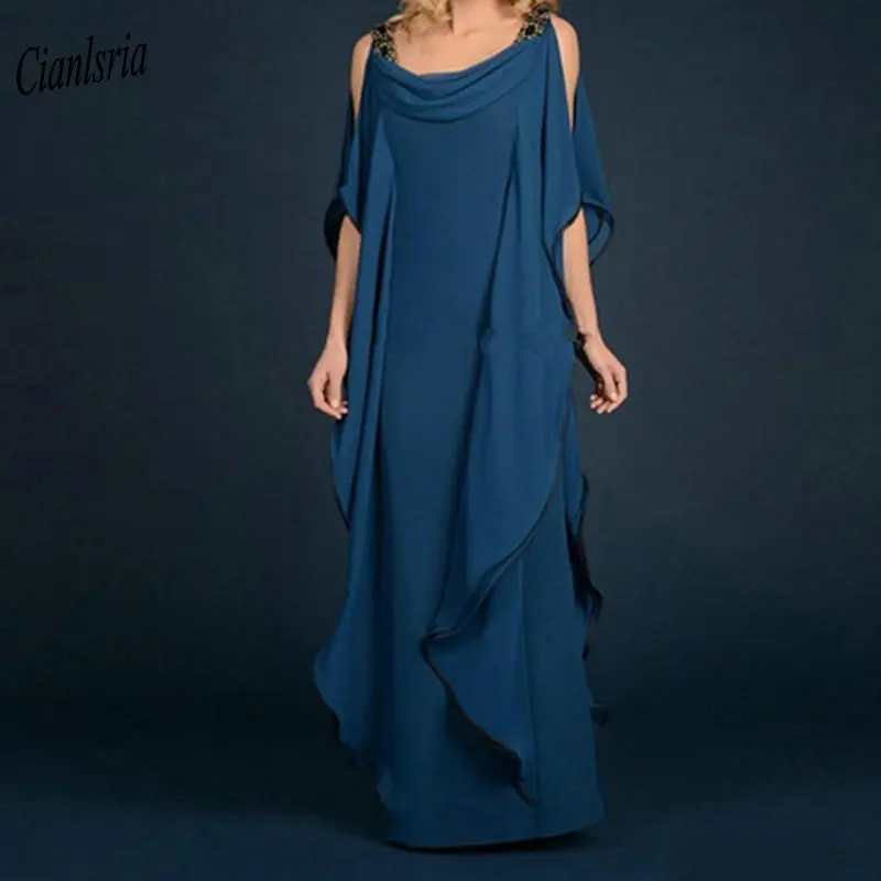 Elegant Chiffon Spaghetti Straps Long Mother Of The Bride Dresses 2019 Draped Flowing Mother Formal Evening Party Gown
Elegant Chiffon Spaghetti Straps Long Mother Of The Bride Dresses 2019 Draped Flowing Mother Formal Evening Party Gown