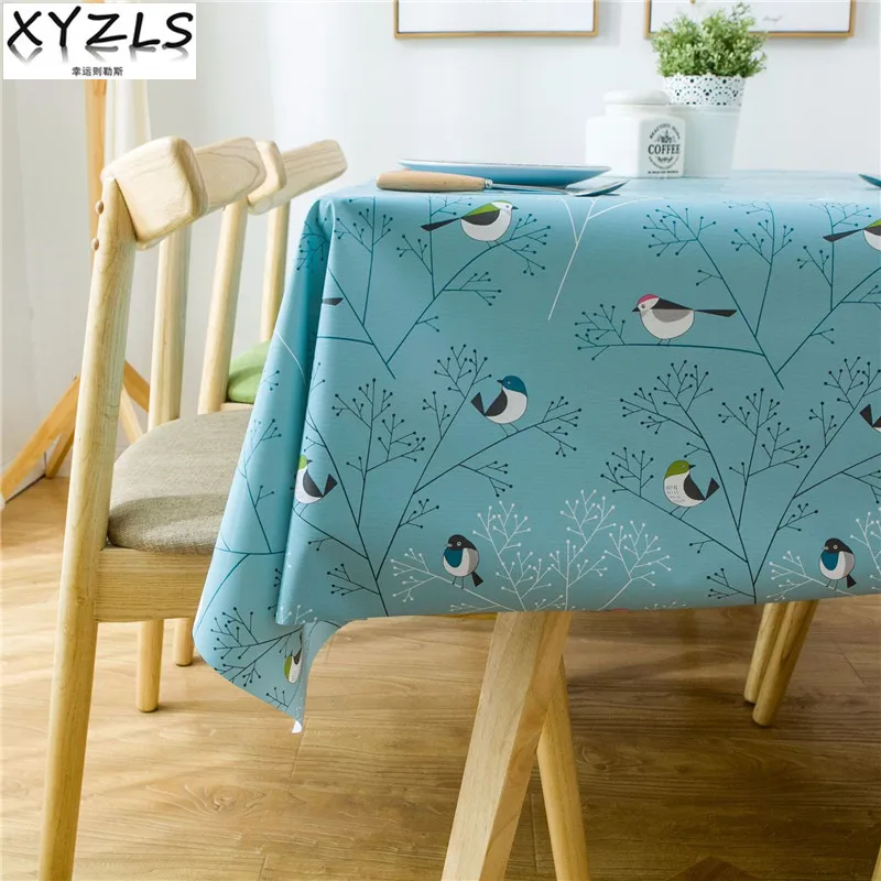 XYZLS Brand New European and American Style Birds Table Cloth PVC Tablecloth Waterproof Insulate Plastic Coffee Tablecloths Pads
XYZLS Brand New European and American Style Birds Table Cloth PVC Tablecloth Waterproof Insulate Plastic Coffee Tablecloths Pads