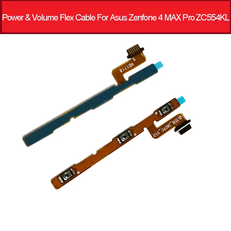 Power & Volume Button Flex Cable For ASUS Zenfone 4 MAX Pro ZC554KL Power Volume ON OFF Switch Side Key Flex Ribbon Repair Parts
Power & Volume Button Flex Cable For ASUS Zenfone 4 MAX Pro ZC554KL Power Volume ON OFF Switch Side Key Flex Ribbon Repair Parts