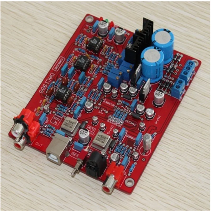 USB DAC decoder board AD1955 +WM8805+PCM2706+AD827 optical fiber coaxial Solid Capacitor for amplifier board
USB DAC decoder board AD1955 +WM8805+PCM2706+AD827 optical fiber coaxial Solid Capacitor for amplifier board