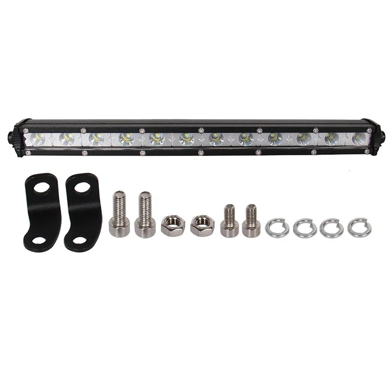 7" 13" 20" 25" 32" 38'' Straight Slim LED Light Bar Single Row 18W 36W 54W 72W 90W 108W For SUV 4X4 ATV Off Road LED Work Light
7" 13" 20" 25" 32" 38'' Straight Slim LED Light Bar Single Row 18W 36W 54W 72W 90W 108W For SUV 4X4 ATV Off Road LED Work Light