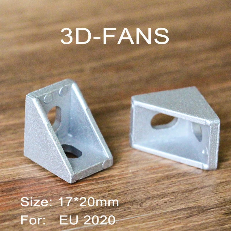 10pcs/lot 2020 EU European Standard Aluminum Parts 17*20MM Corner Fitting Seat L connector
10pcs/lot 2020 EU European Standard Aluminum Parts 17*20MM Corner Fitting Seat L connector