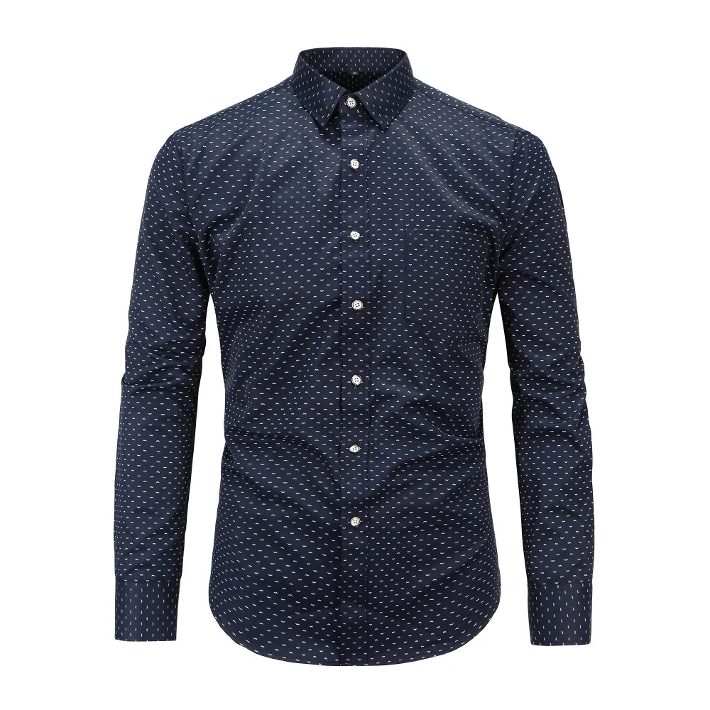 Dioufond Autumn Men Shirts Casual New Arrivals Camisetas Manga Larga Hombre Cotton 2018 Europe Size British Style Men's Shirt
Dioufond Autumn Men Shirts Casual New Arrivals Camisetas Manga Larga Hombre Cotton 2018 Europe Size British Style Men's Shirt