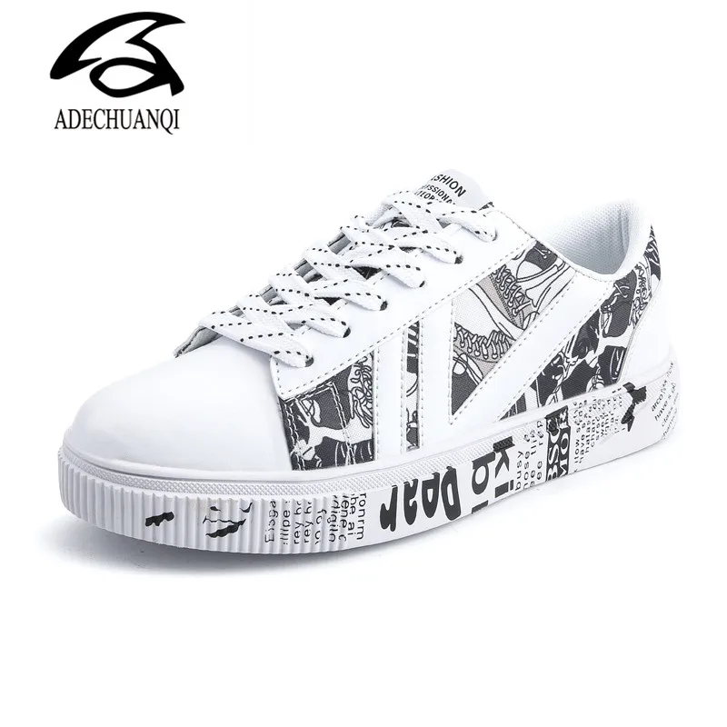 Men's Vulcanize Shoes Lace-up Fashion printed canvas shoes Spring Autumn Flat Black Red Blue Casual Shoes Male Sneakers 2019
Men's Vulcanize Shoes Lace-up Fashion printed canvas shoes Spring Autumn Flat Black Red Blue Casual Shoes Male Sneakers 2019