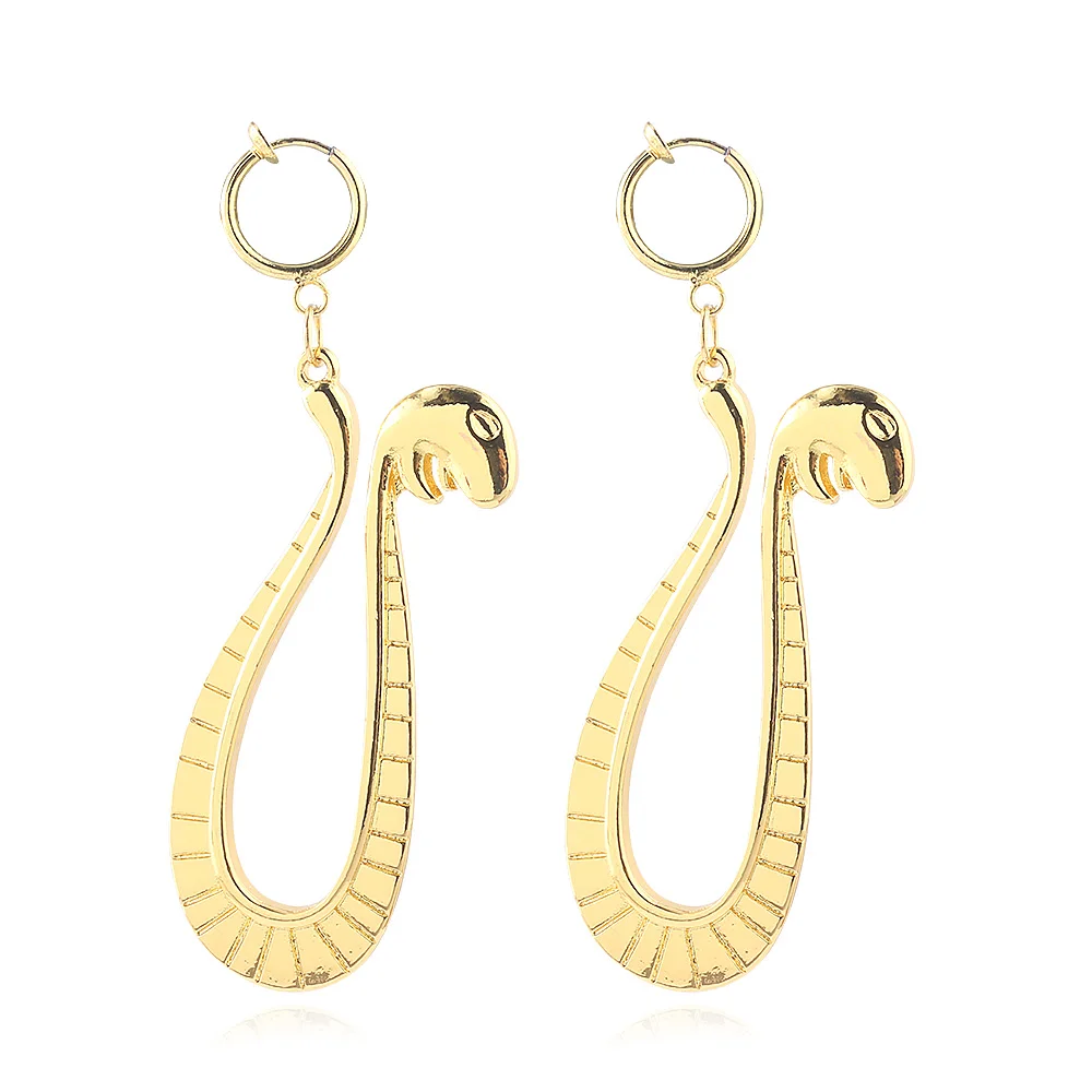 One Piece Boa Hancock Snake Drop Earrings Women Girl Cosplay Jewelry High Quality Gold Long Earrings Cartoon peripheral Gifts
One Piece Boa Hancock Snake Drop Earrings Women Girl Cosplay Jewelry High Quality Gold Long Earrings Cartoon peripheral Gifts