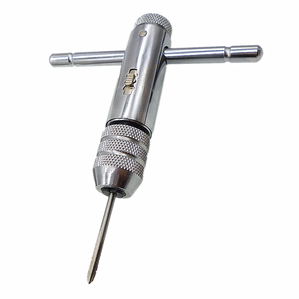 Ratchet Tap Wrench Small M3-M8 Forward Reverse Lock T Bar Die Set Reversible Tapping Threading Hand Tool Accessory High Quality
Ratchet Tap Wrench Small M3-M8 Forward Reverse Lock T Bar Die Set Reversible Tapping Threading Hand Tool Accessory High Quality