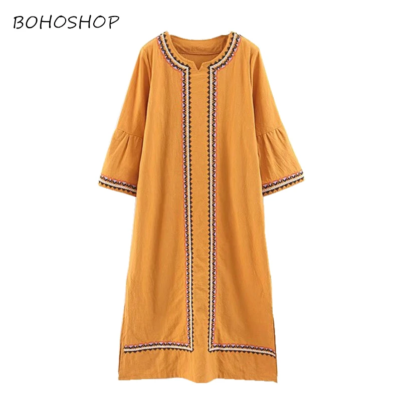 Boho Chic vestidos Boho dress Linen cotton Floral embroidery beach Bohemian midi dress Ladies tassel Summer dress
Boho Chic vestidos Boho dress Linen cotton Floral embroidery beach Bohemian midi dress Ladies tassel Summer dress