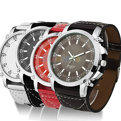 New Fashion Leather Oversized Men Quartz Luminous Hands Wrist Watch 4 Colors 0K95
New Fashion Leather Oversized Men Quartz Luminous Hands Wrist Watch 4 Colors 0K95