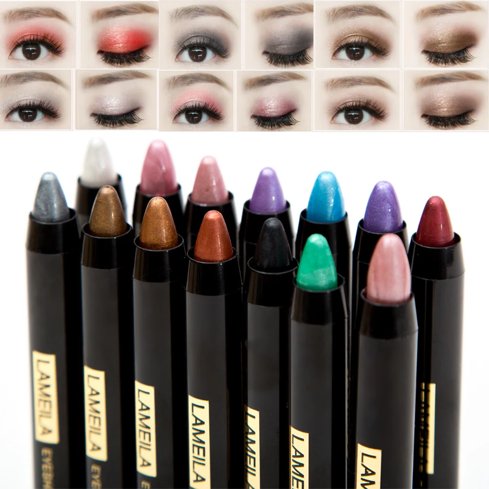 Lameila brand makeup shimmer eyeshadow pen waterproof glitter eyeshadow pencil 14 colors highlighter eyeshadow palette LM022
Lameila brand makeup shimmer eyeshadow pen waterproof glitter eyeshadow pencil 14 colors highlighter eyeshadow palette LM022