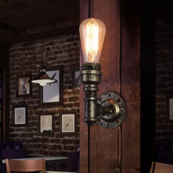 American Loft Style Wall Lamps Retro Vintage Wall Sconce Wall Light for Home Lighting Industrial Water Pipe Edison Lamp
American Loft Style Wall Lamps Retro Vintage Wall Sconce Wall Light for Home Lighting Industrial Water Pipe Edison Lamp