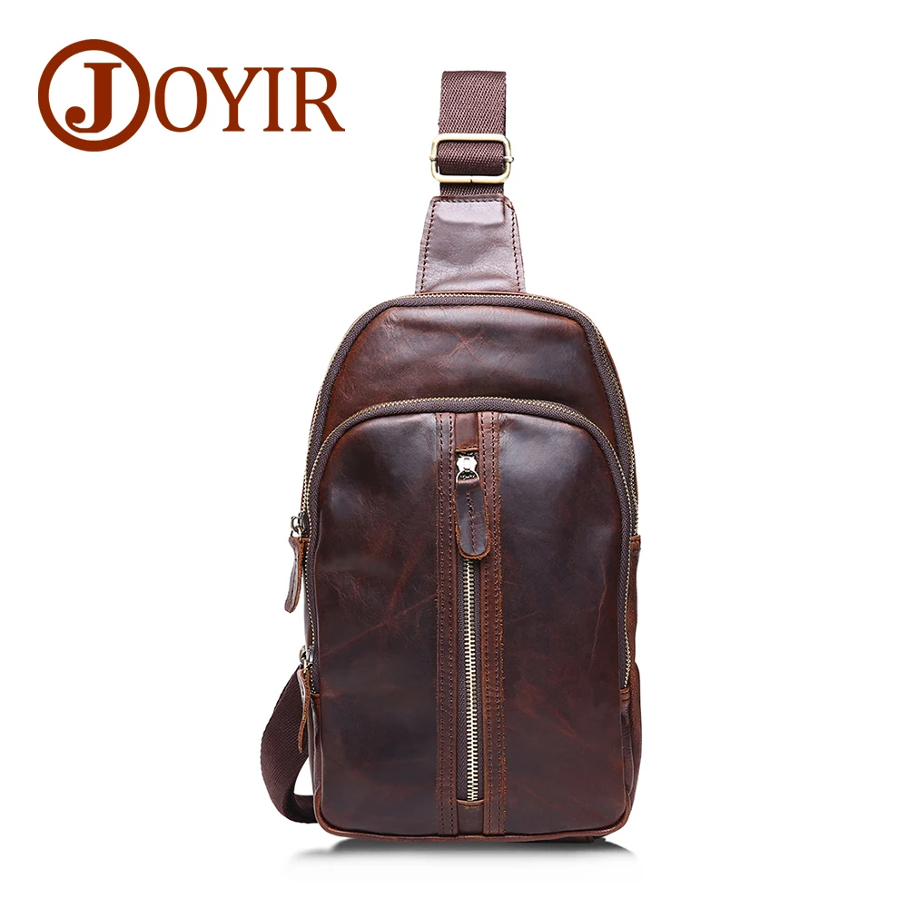 JOYIR Men's Chest Bag Genuine Leather Single Messenger Bags Leather Travel Crossbody Casual Vintage Chest Rucksack Shoulder Bags
JOYIR Men's Chest Bag Genuine Leather Single Messenger Bags Leather Travel Crossbody Casual Vintage Chest Rucksack Shoulder Bags