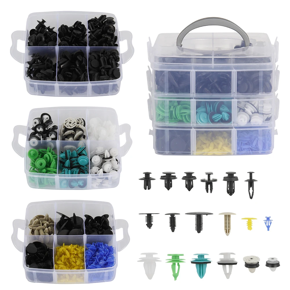 ODOMY 500pcs Universal Boxed Car Fasteners Clips Mixed Door Trim Panel Auto Bumper Rivet Retainer Push Engine Cover Fender
ODOMY 500pcs Universal Boxed Car Fasteners Clips Mixed Door Trim Panel Auto Bumper Rivet Retainer Push Engine Cover Fender