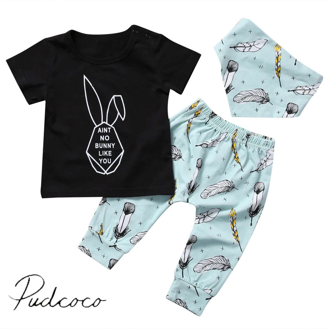 2017 Bunny Feather Newborn Baby Toddler Boy Girl Cotton T-shirt Tops+Pants Outfits 3Pcs Set
2017 Bunny Feather Newborn Baby Toddler Boy Girl Cotton T-shirt Tops+Pants Outfits 3Pcs Set