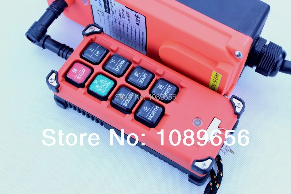 F21-E1B 220VAC 8 Channels Industrial Remote Controller switch Hoist Crane 1 Transmitter+1 Receiver ..
F21-E1B 220VAC 8 Channels Industrial Remote Controller switch Hoist Crane 1 Transmitter+1 Receiver ..