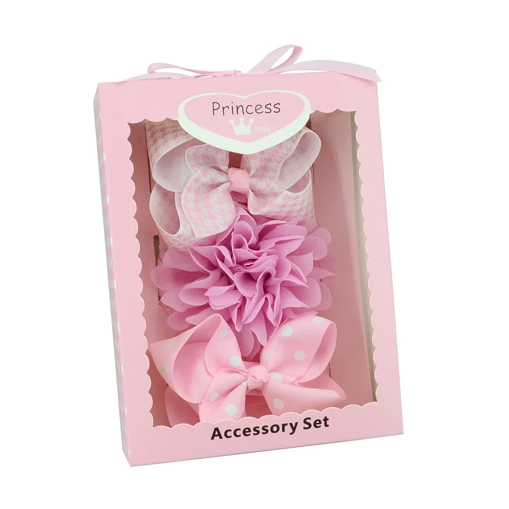 3pcs/ set with Box Kids Polka Dot Bows Flower Pearl Headband Ribbon Elastic Crown Headwear Girls Hair Accessory For Gift 641
3pcs/ set with Box Kids Polka Dot Bows Flower Pearl Headband Ribbon Elastic Crown Headwear Girls Hair Accessory For Gift 641