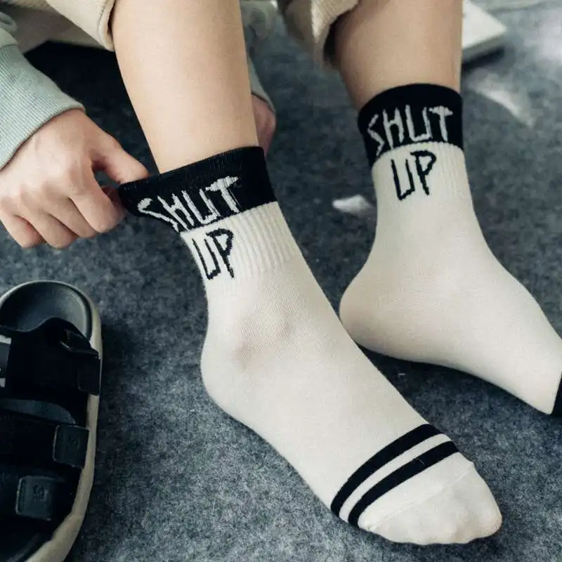 Fashion Letter Harajuku Socks Mens Hipster White Short Socks Crew Popular Skateboard Low Cotton Socks Art Male socks
Fashion Letter Harajuku Socks Mens Hipster White Short Socks Crew Popular Skateboard Low Cotton Socks Art Male socks